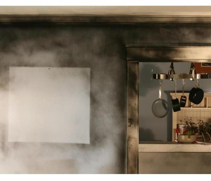 Kitchen Walls Covered in Soot